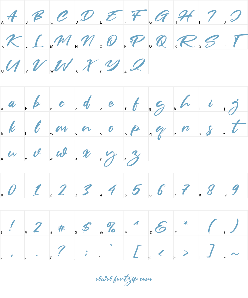 Fair Prosper Font Character
